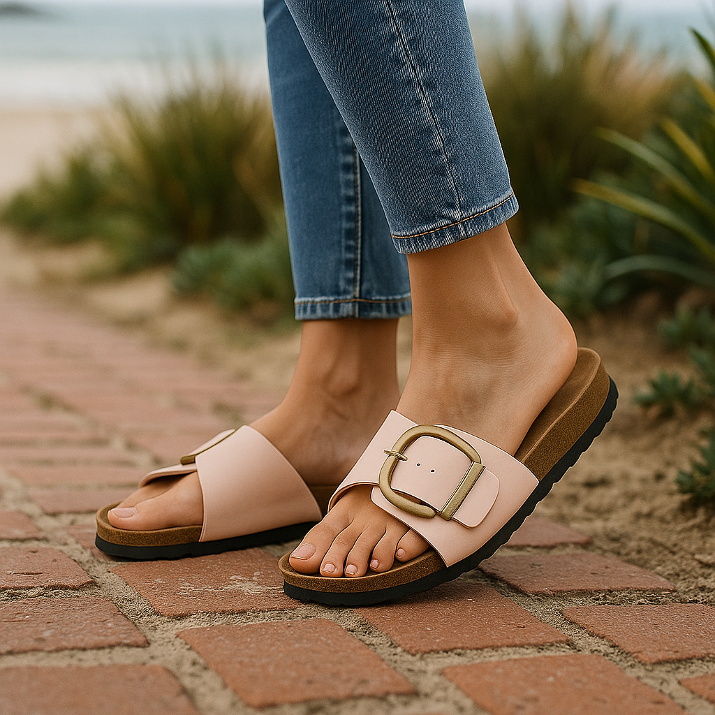 Britta - Women's Orthopedic Sandals - Chic Buckle - Comfortable Support