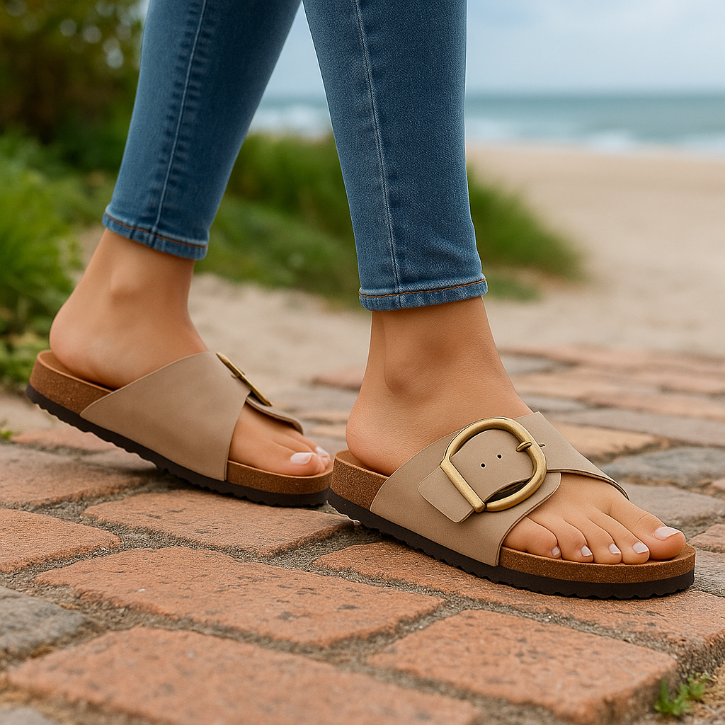 Britta - Women's Orthopedic Sandals - Chic Buckle - Comfortable Support