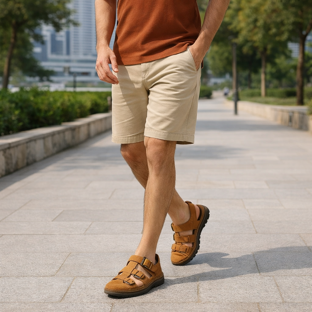 Emko - Men's Breathable Summer Sandals - Lightweight and Comfortable