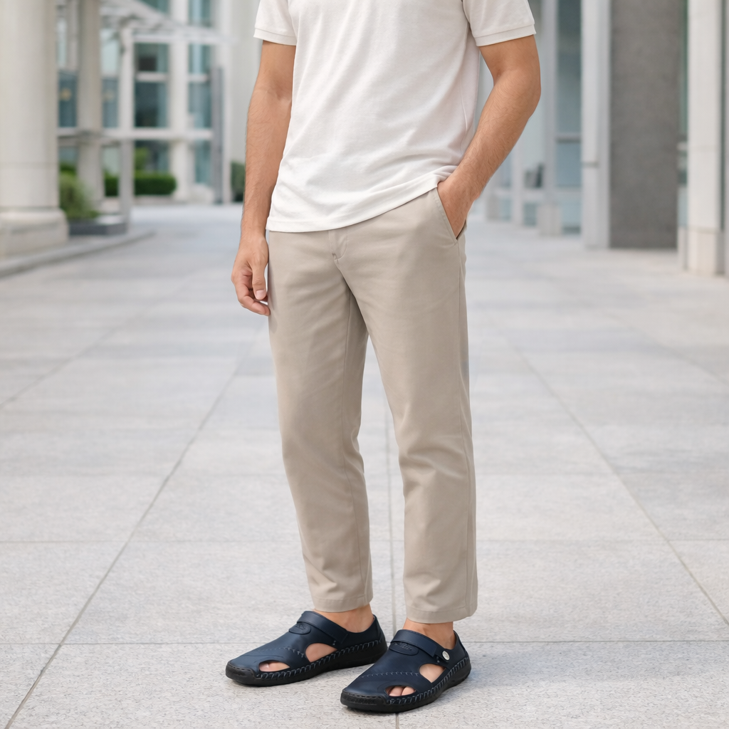 Lex - Elegant Premium Leather Summer Sandals - Adjustable Support