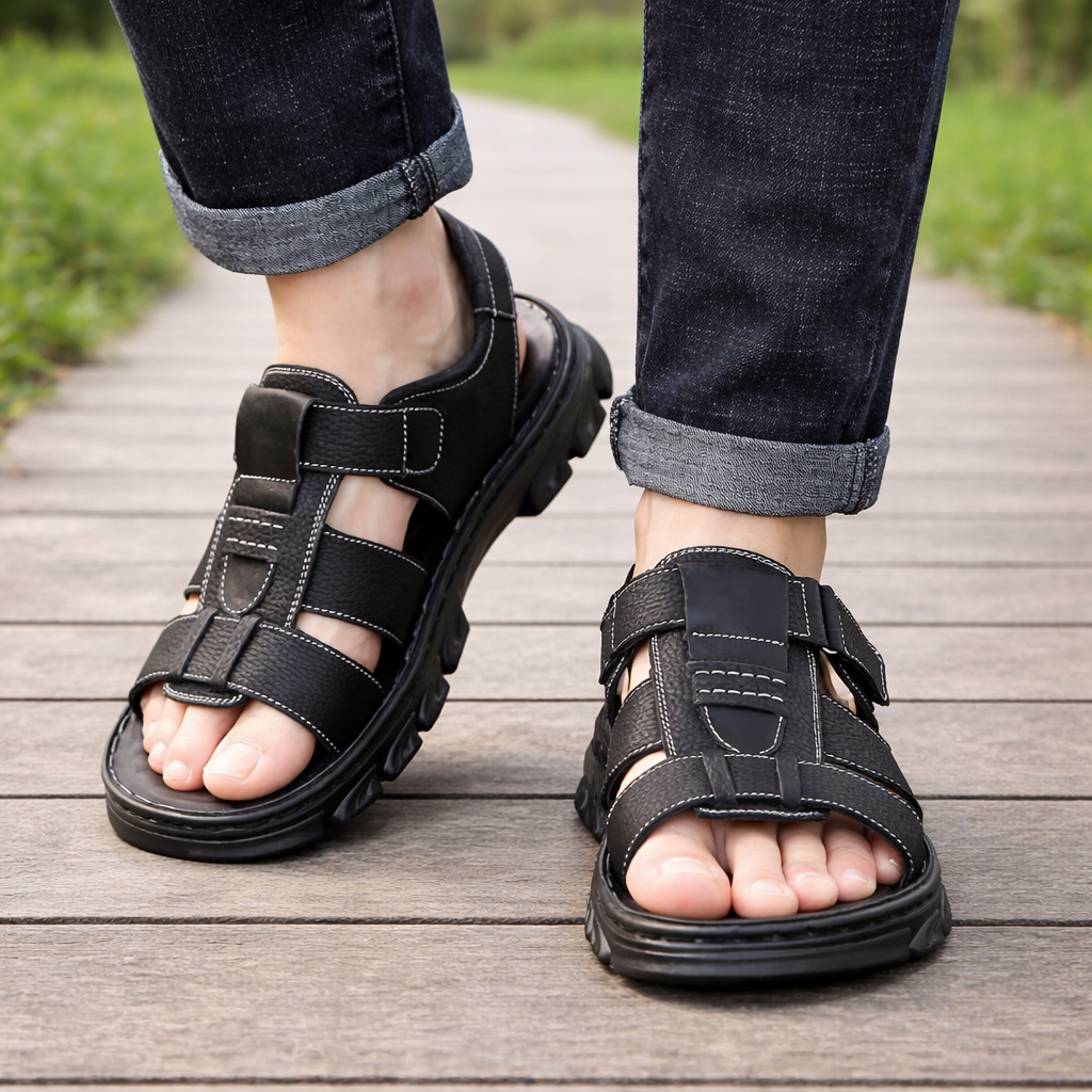 Thijs - Men’s Orthopedic Leather Sandals