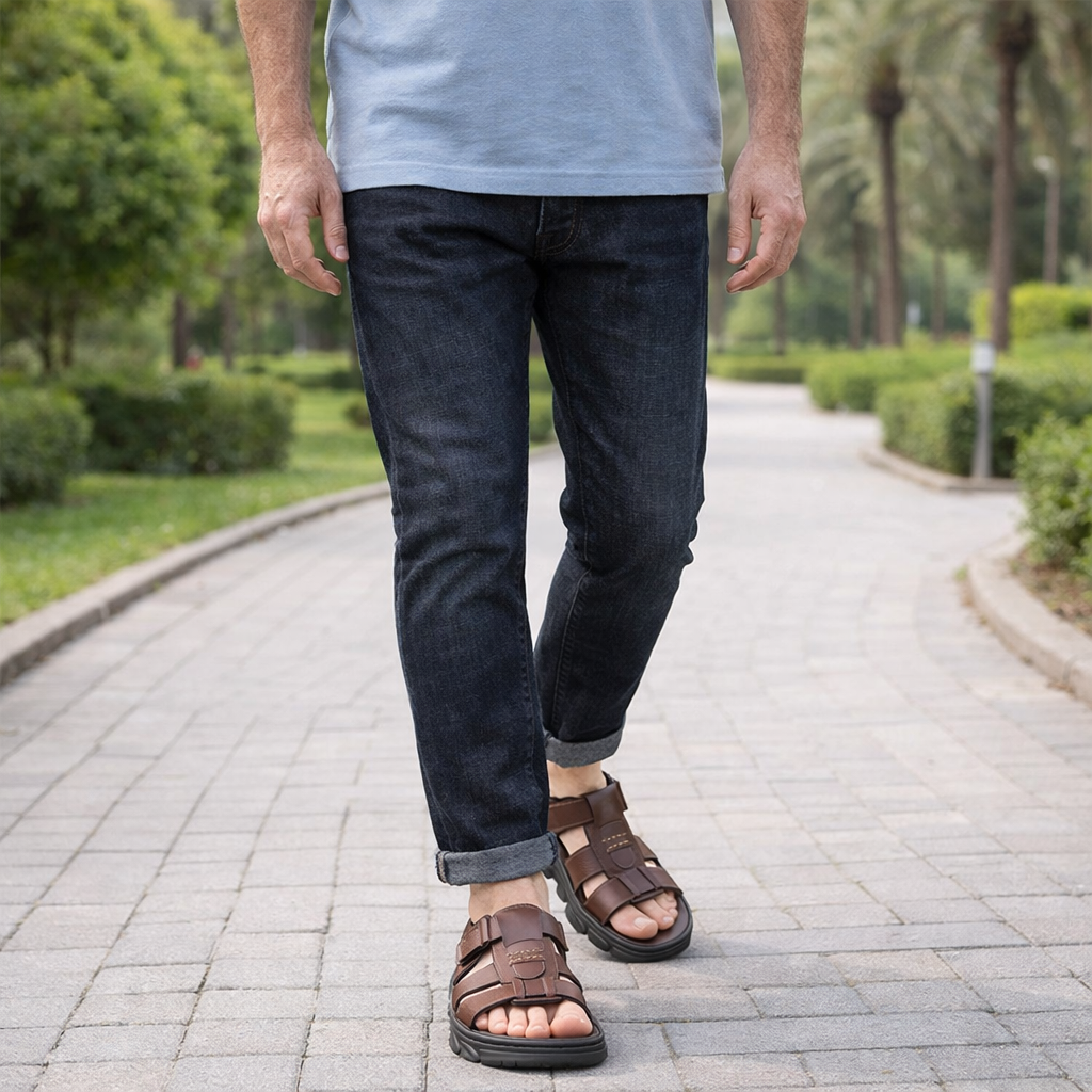 Thijs - Men’s Orthopedic Leather Sandals