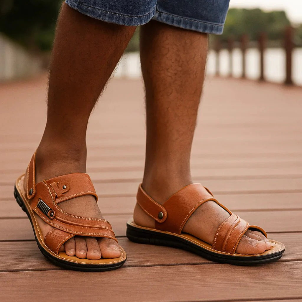 Henrik - Men's Orthopedic Sandals - Adjustable - Arch Support