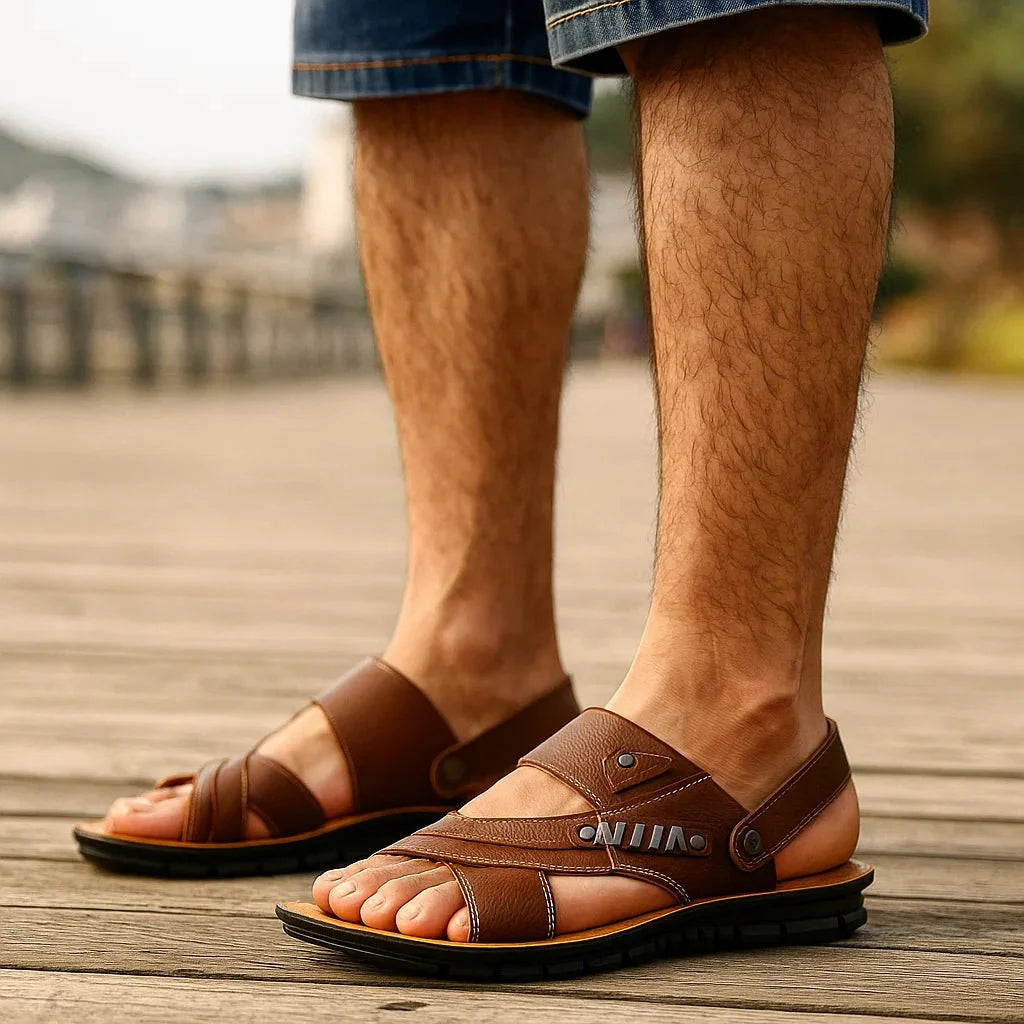 Henrik - Men's Orthopedic Sandals - Adjustable - Arch Support