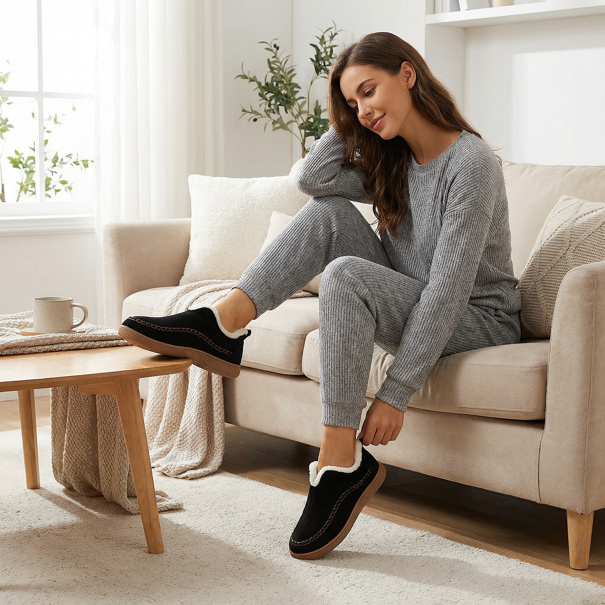 Women's Slippers - Comfort - Warmth - Cozy Fit